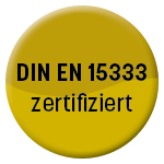 DIN EN 15333 zertifiziert