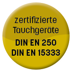 Bubble zertifizierte Tauchgeräte